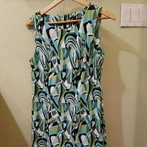 Retro Cocktail Shift Dress